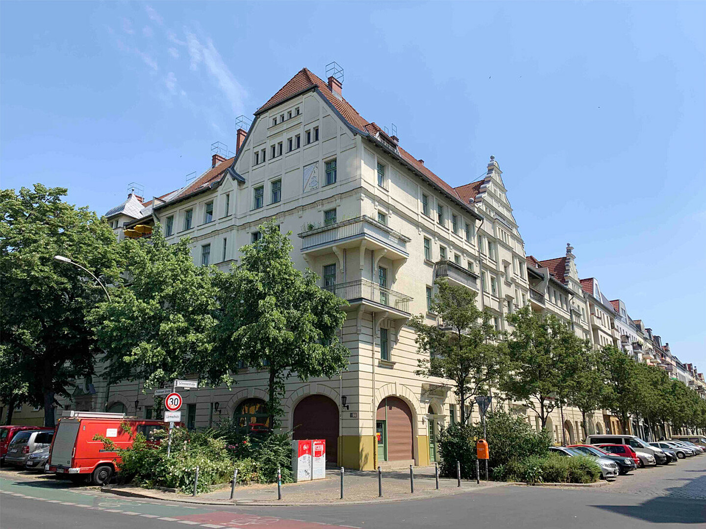 Ein Wohnhaus in Berlin-Friedrichshain