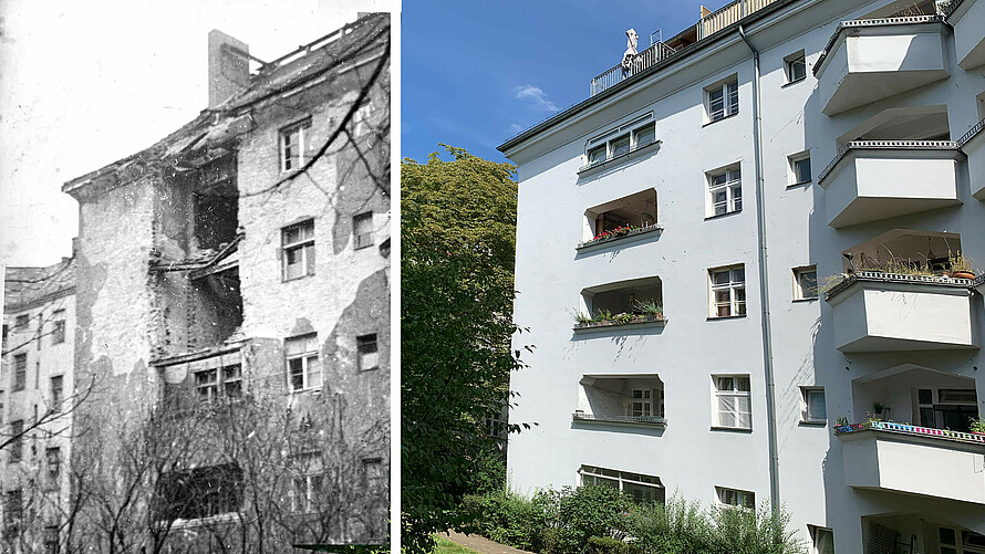 Vergleichfoto von der Wohnung Babkuhls