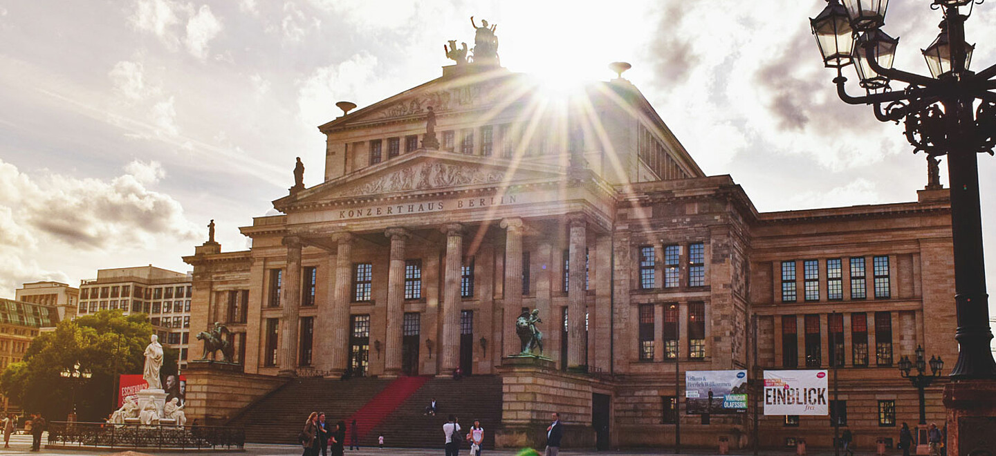 Außenansicht des Konzerthauses Berlin