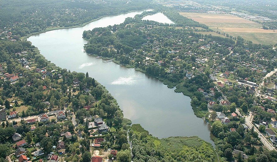 Luftbild von Falkensee