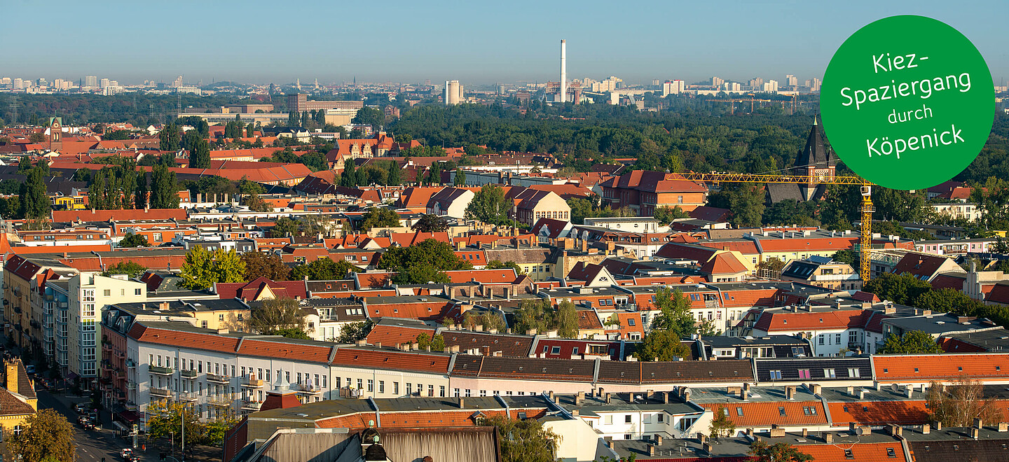 Luftbild vom Kiez in Köpenick