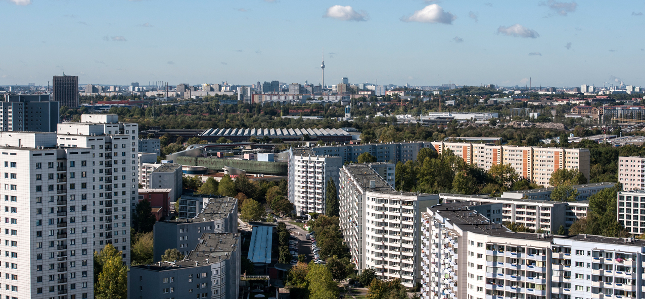 Luftbild von der Karl-Holtz-Straße.