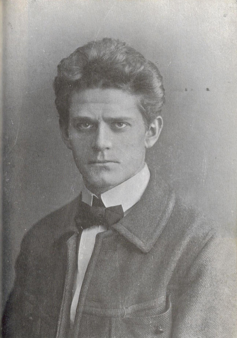 Ein schwarz-weiß-Portrait von Friedrich Kayßler