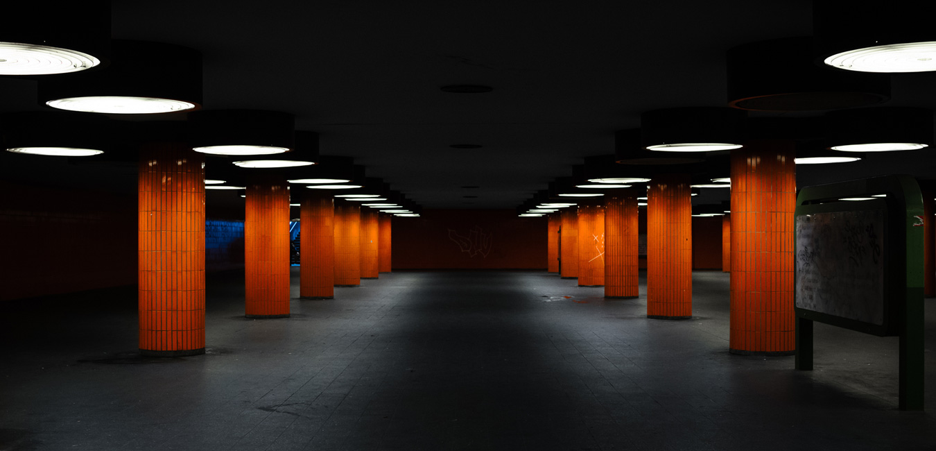 Blick in die Unterführung am Berliner ICC.